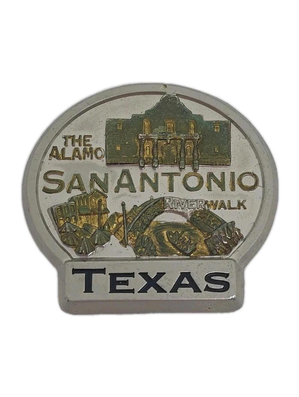 Vintage The Alamo San Antonio Texas River Walk Collectible Refrigerator Magnet